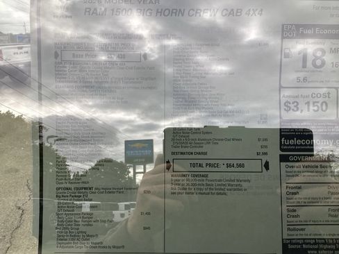New 2026 RAM 1500 Big Horn AWD/4WD image 13