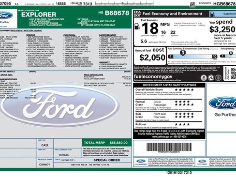 Used 2017 Ford Explorer Platinum image 35