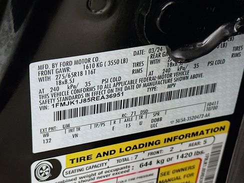 Used 2024 Ford Expedition Max XLT image 12