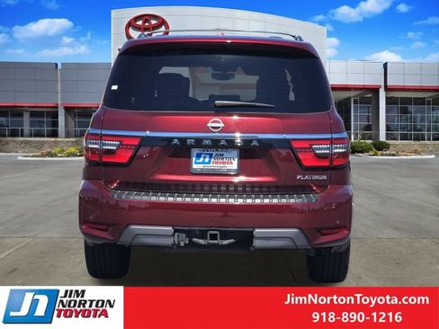 Used 2023 Nissan Armada Platinum w/ Captain's Chairs Package AWD/4WD image 7