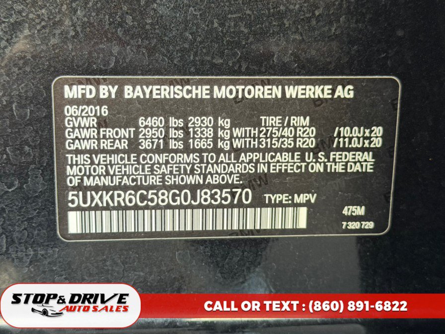 Used 2016 BMW X5 xDrive50i AWD/4WD image 20