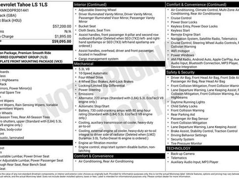 Certified 2023 Chevrolet Tahoe LS AWD/4WD image 32