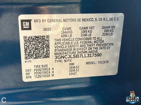 Used 2020 Chevrolet Trax LT w/ Driver Confidence Package image 29