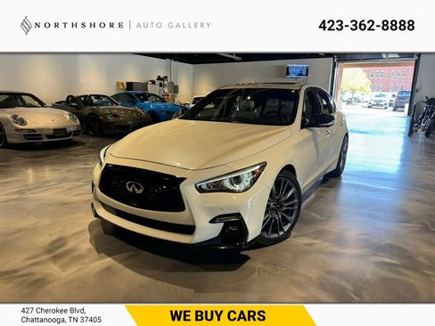 Used 2022 INFINITI Q50 Red Sport 400 image 1