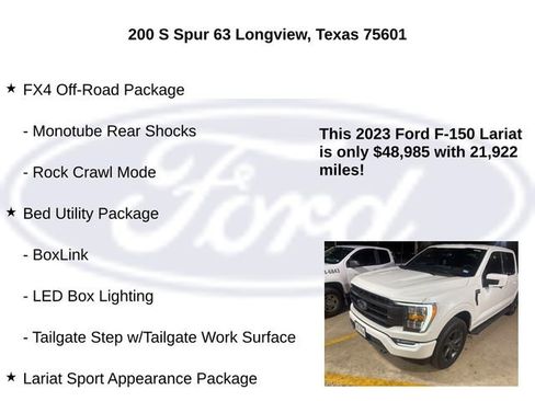 Used 2023 Ford F150 Lariat image 10