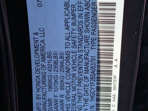 Certified 2025 Honda Accord LX image 19