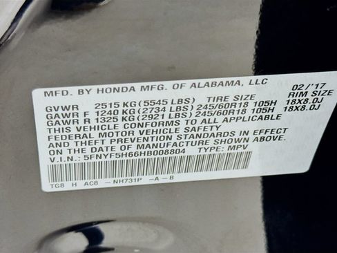Used 2017 Honda Pilot EX-L image 43