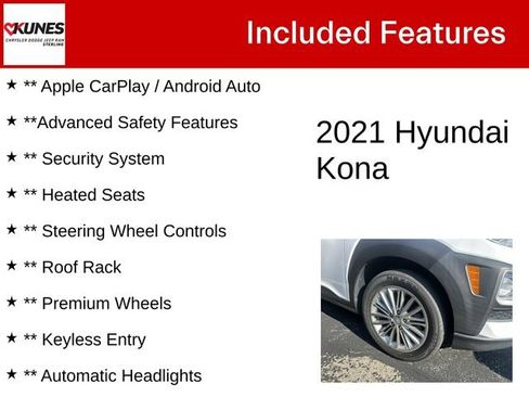 Used 2021 Hyundai Kona SEL w/ Cargo Package AWD/4WD image 4