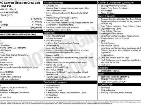 Used 2023 GMC Canyon Elevation image 30
