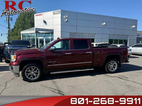Used 2015 GMC Sierra 1500 SLT w/ SLT Crew Cab Value Package AWD/4WD image 1