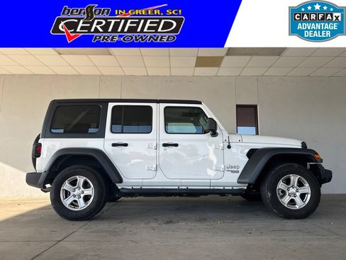 Used 2019 Jeep Wrangler Unlimited Sport S AWD/4WD image 1