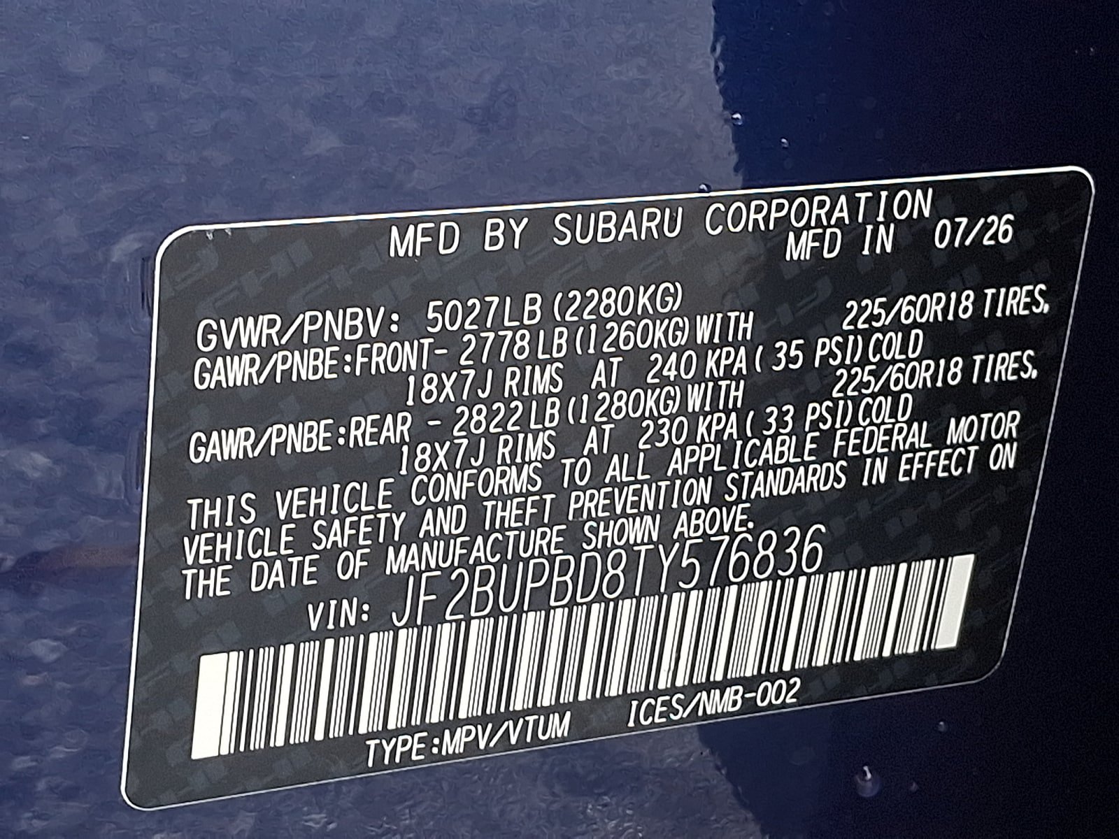 New 2026 Subaru Outback Premium AWD/4WD image 18