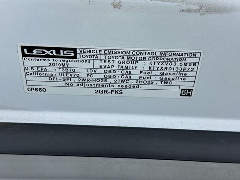 Used 2019 Lexus ES 350 F Sport w/ Accessory Package 2 image 21