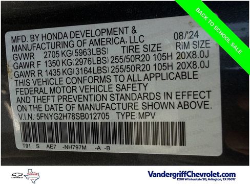 Used 2025 Honda Pilot Touring image 30