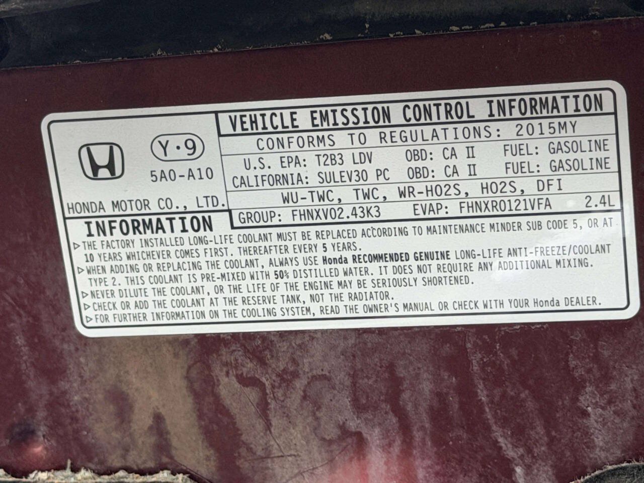 Used 2015 Honda Accord LX image 14