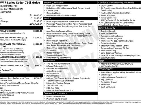 Used 2023 BMW 760i xDrive w/ Executive Package image 17