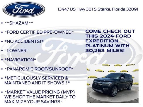 Certified 2024 Ford Expedition Platinum RWD image 6