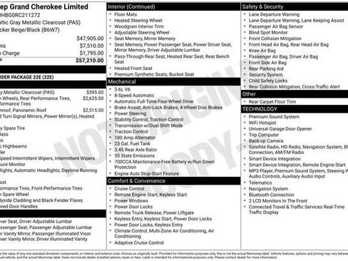 Used 2024 Jeep Grand Cherokee Limited AWD/4WD image 70
