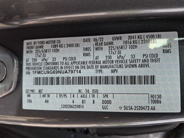 Used 2022 Ford Escape SE w/ Convenience Package AWD/4WD image 28
