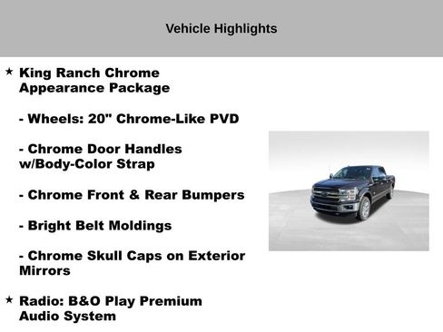 Used 2018 Ford F150 King Ranch w/ Equipment Group 601A Luxury AWD/4WD image 16