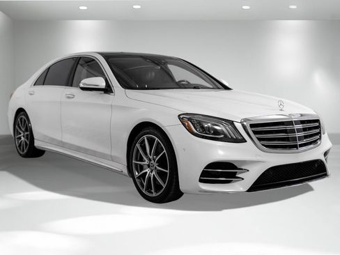 Used 2018 Mercedes-Benz S 450 4MATIC Sedan w/ AMG Line Exterior image 9