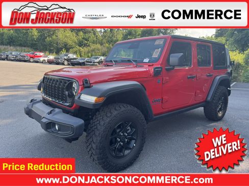 Used 2025 Jeep Wrangler Unlimited Sport S 4xe AWD/4WD image 1