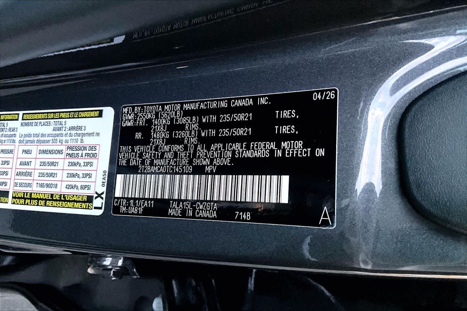 Certified 2026 Lexus RX 350 Premium w/ Accessory Package (Z1) AWD/4WD image 19