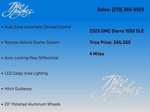 New 2026 GMC Sierra 1500 SLE AWD/4WD image 20