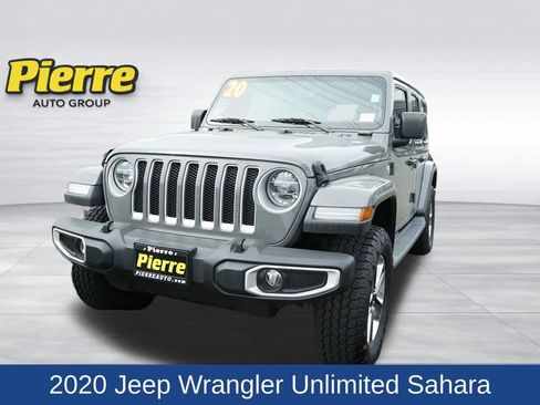 Used 2020 Jeep Wrangler Unlimited Sahara AWD/4WD image 1