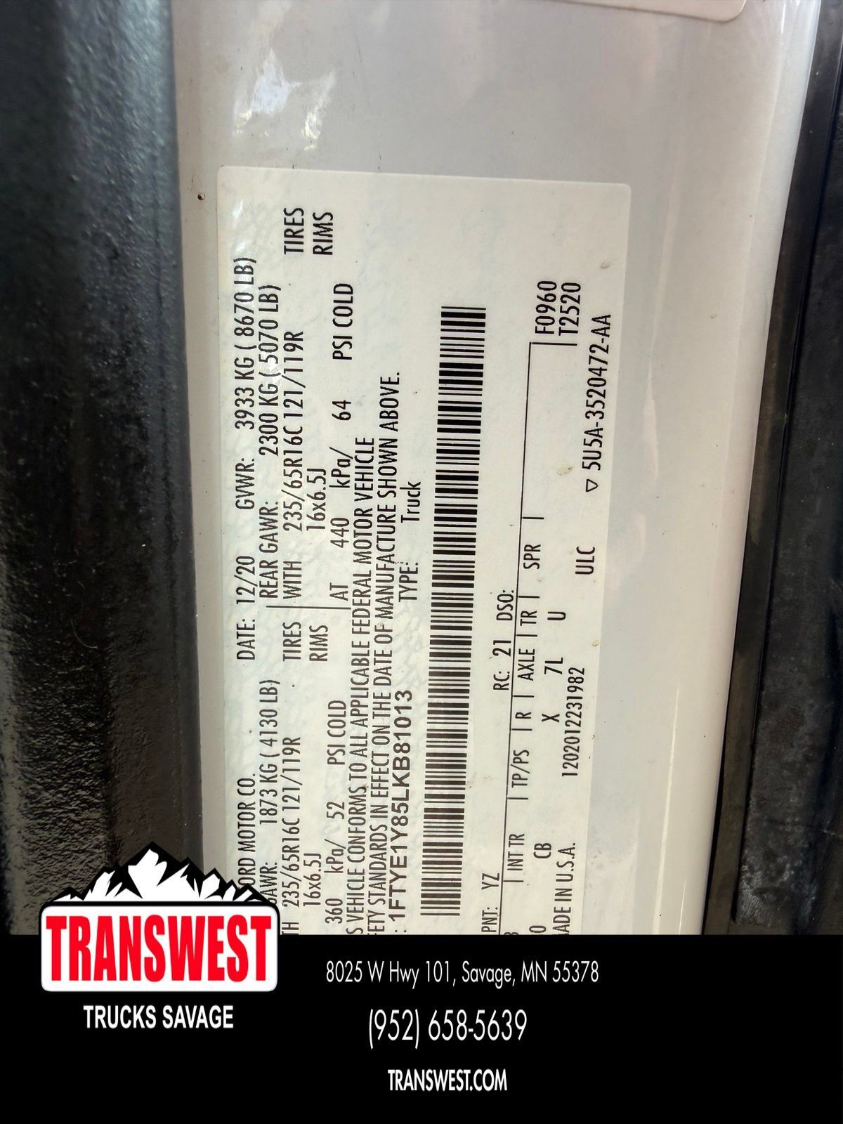 Used 2020 Ford Transit 150 Low Roof RWD image 21