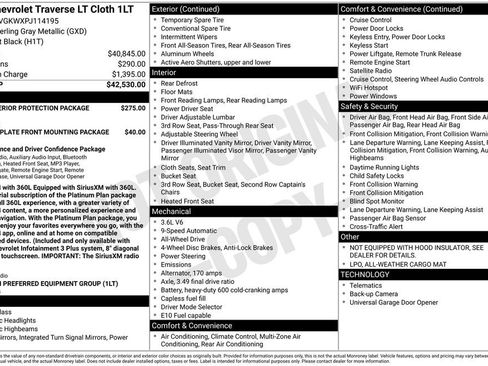 Used 2023 Chevrolet Traverse LT image 42