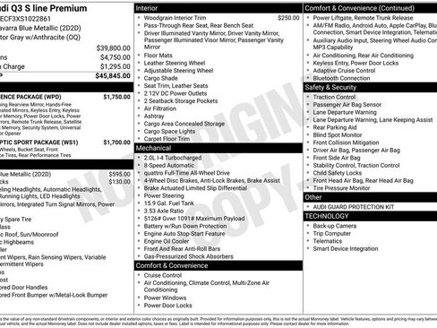 Certified 2025 Audi Q3 2.0T Premium w/ Convenience Package image 29