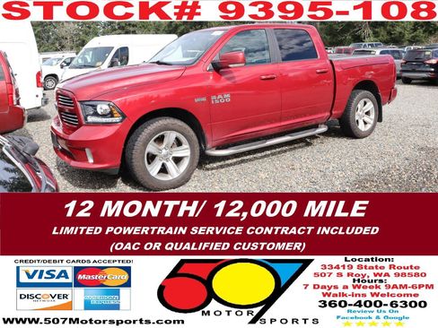 Used 2015 RAM 1500 Sport w/ Sport Premium Group image 2
