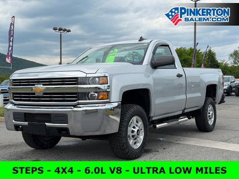 Used 2016 Chevrolet Silverado 2500 W/T w/ Snow Plow Prep Package AWD/4WD image 2