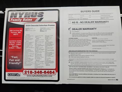 Used 2020 Chevrolet Suburban Premier image 66