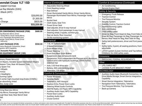 Used 2015 Chevrolet Cruze LT image 4