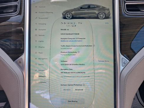 Used 2015 Tesla Model S 85D AWD/4WD image 15