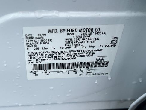 Used 2024 Ford Edge SEL AWD/4WD image 25