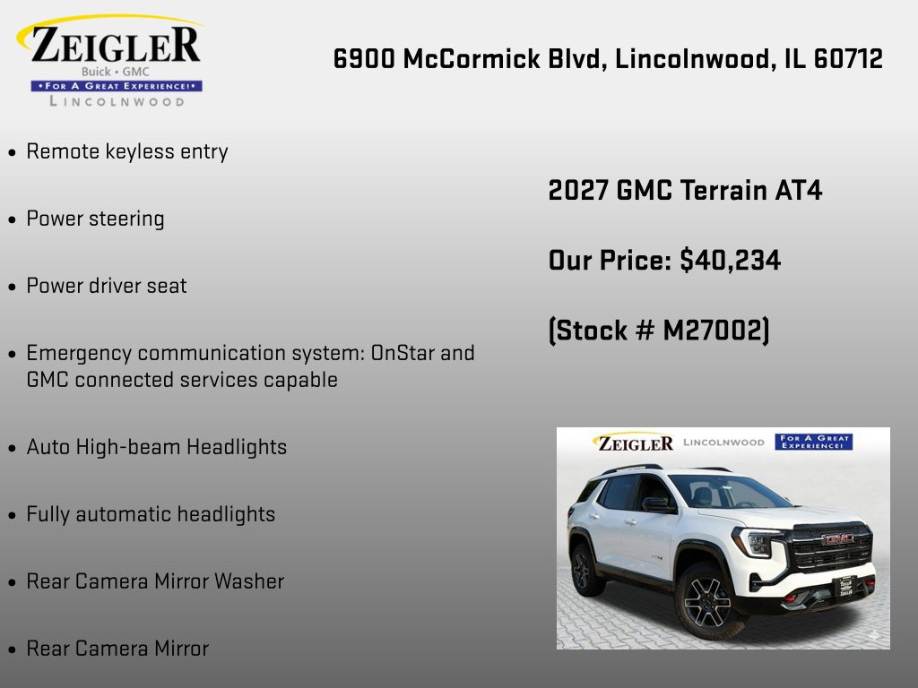 New 2027 GMC Terrain AT4 w/ Technology Package II AWD/4WD image 12