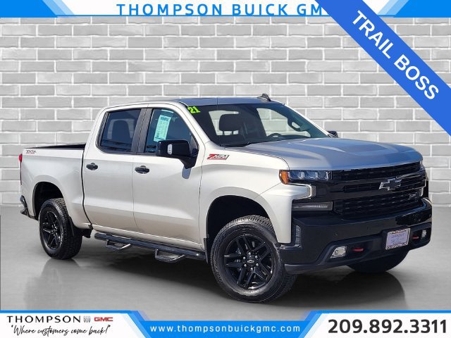 Certified 2021 Chevrolet Silverado 1500 LT Trail Boss w/ Convenience Package II AWD/4WD image 1