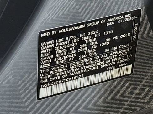 New 2026 Volkswagen Atlas Cross Sport SE AWD/4WD image 33