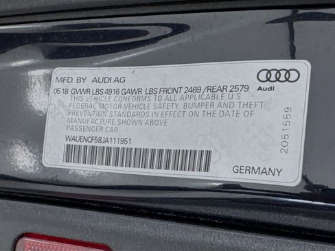 Used 2018 Audi A5 2.0T Premium Plus w/ Premium Plus AWD/4WD image 39