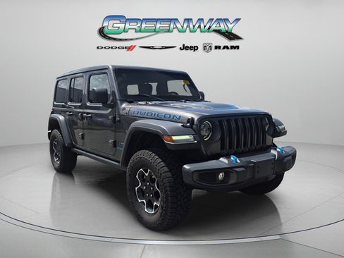 Used 2022 Jeep Wrangler Unlimited Rubicon 4xe w/ Cold Weather Group AWD/4WD image 1