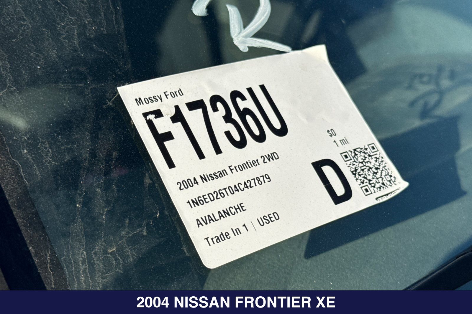 Used 2004 Nissan Frontier XE Desert Runner w/ (VTP) Value Truck Pkg RWD image 2