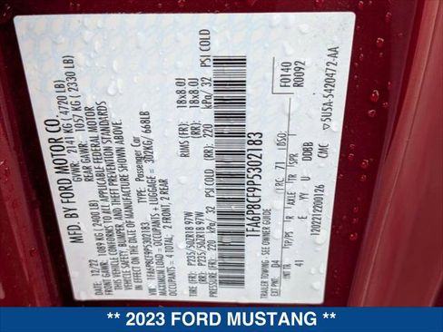 Certified 2023 Ford Mustang GT Premium image 20