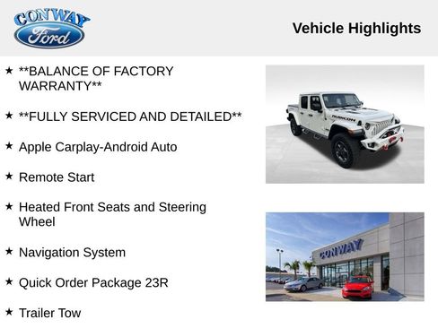 Used 2022 Jeep Gladiator Rubicon w/ LED Lighting Group image 8