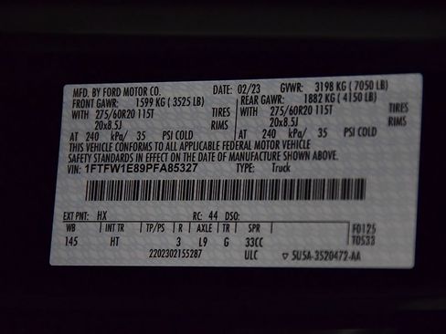 Used 2023 Ford F150 Lariat w/ Equipment Group 502A High AWD/4WD image 16