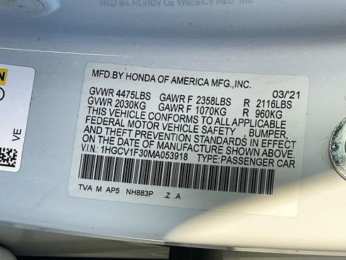 Used 2021 Honda Accord Sport image 29