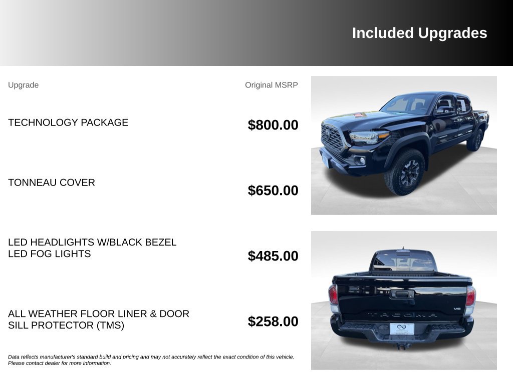 Used 2023 Toyota Tacoma TRD Off-Road w/ Technology Package AWD/4WD image 6