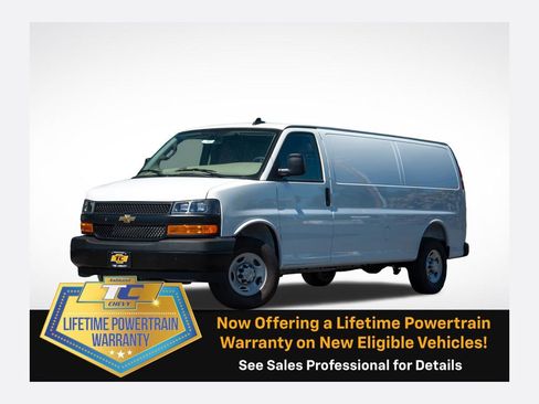 New 2025 Chevrolet Express 3500 Extended w/ Driver Convenience Package RWD image 1